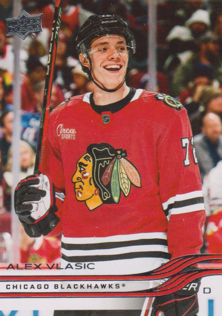 2025/26 Upper Deck Series 2 – Alex Vlasic Chicago Blackhawks 283