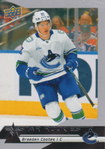 2025/26 Star Rookies – Braeden Cootes Vancouver Canucks 20