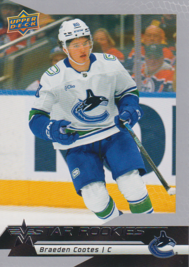 2025/26 Star Rookies – Braeden Cootes Vancouver Canucks 20