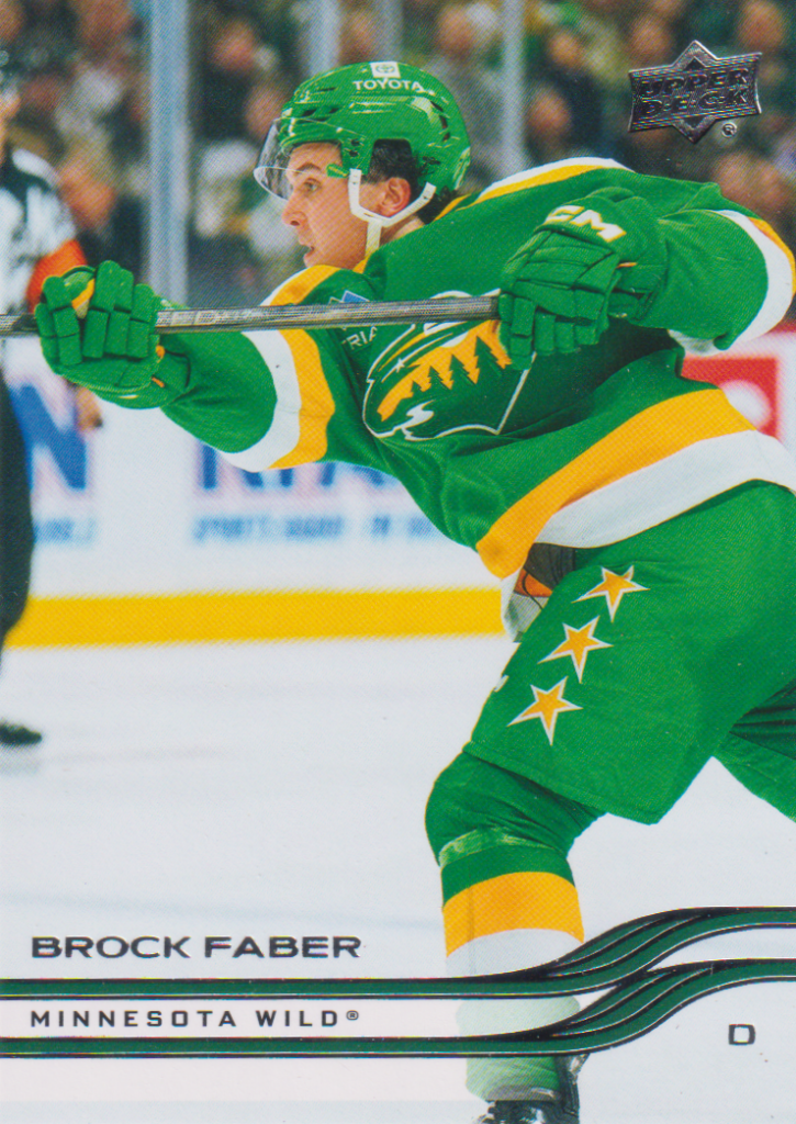 2025/26 Upper Deck Series 2 – Brock Faber Minnesota Wild 334