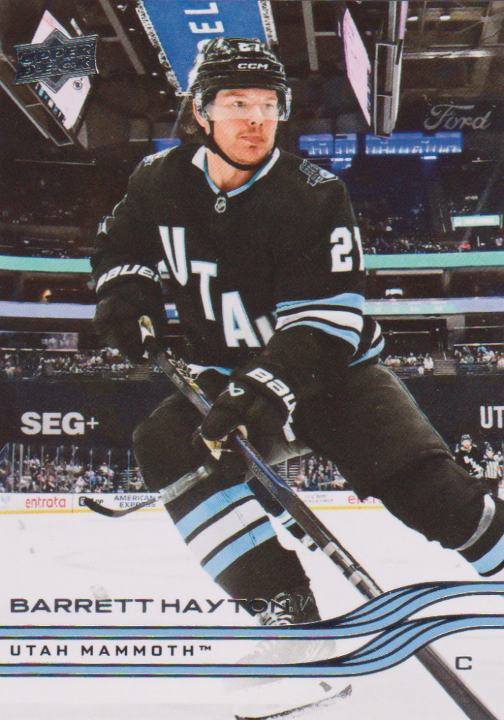2025/26 Upper Deck Series 2 – Barrett Hayton Utah Mammoth 419
