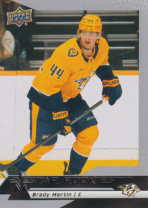 2025/26 Star Rookies – Brady Martin Nashville Predators 18