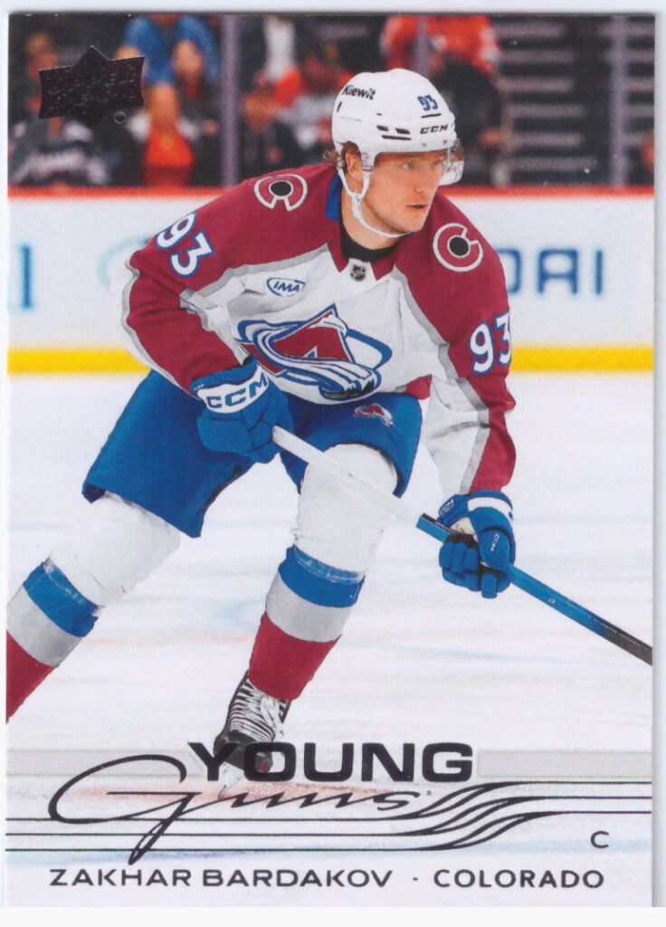 2025/26 Upper Deck Series 2 – Zakhar Bardakov Colorado Avalanche 477