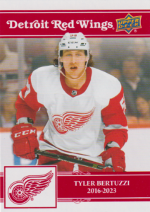 2025/26 Detroit Red Wings Centennial (hobby) – Tyler Bertuzzi Detroit Red Wings 9