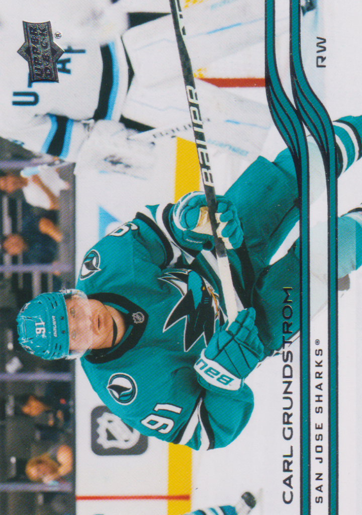 2025/26 Upper Deck Series 2 – Carl Grundstrom San Jose Sharks 394