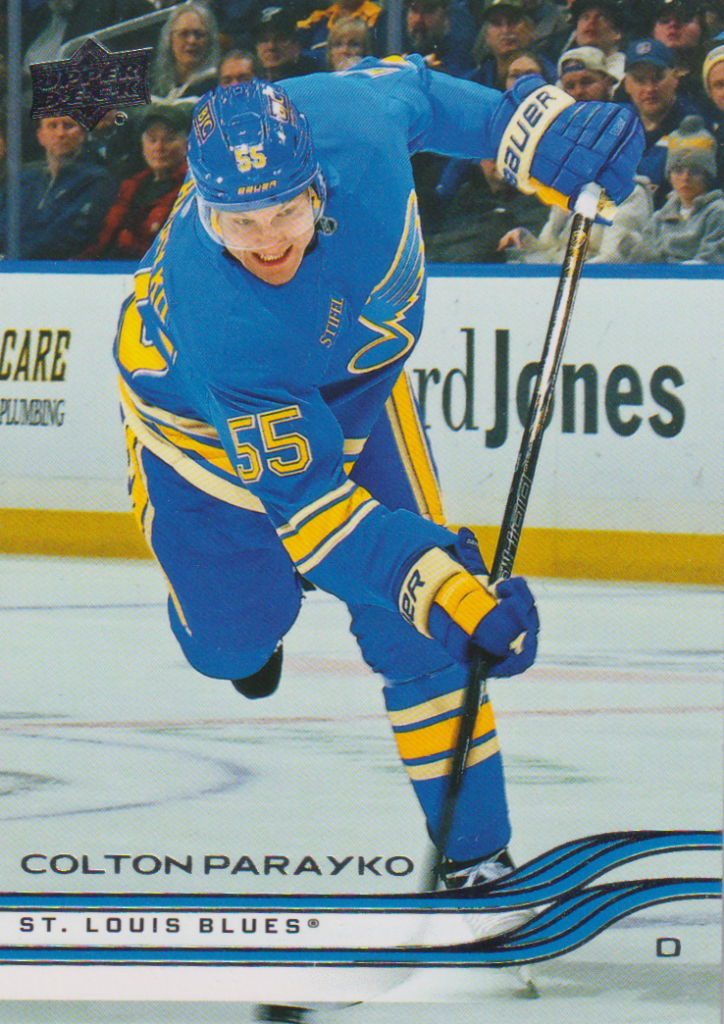 2025/26 Upper Deck Series 2 – Colton Parayko St. Louis Blues 403