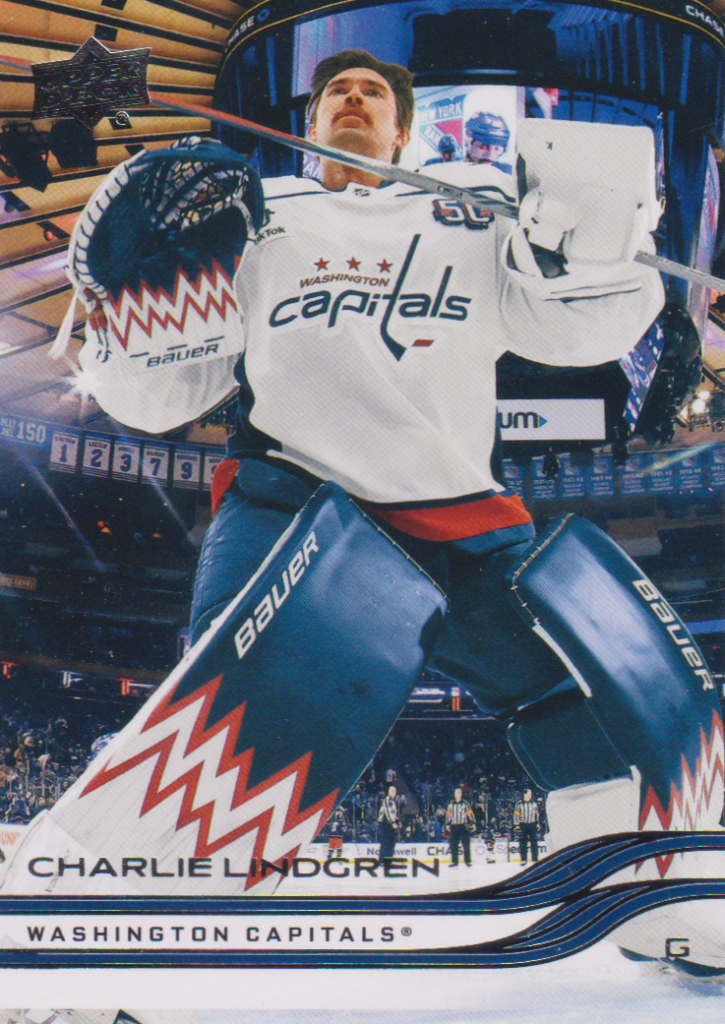2025/26 Upper Deck Series 2 – Charlie Lindgren Washington Capitals 440