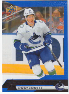 2025/26 Star Rookies – Braeden Cootes Vancouver Canucks 20