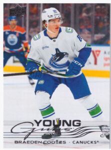 2025/26 Upper Deck Series 2 – Braeden Cootes Vancouver Canucks 497