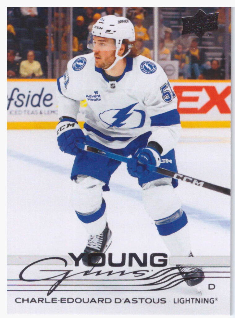 2025/26 Upper Deck Series 2 – Charle-Edouard D´Astous Tampa Bay Lightnings 457