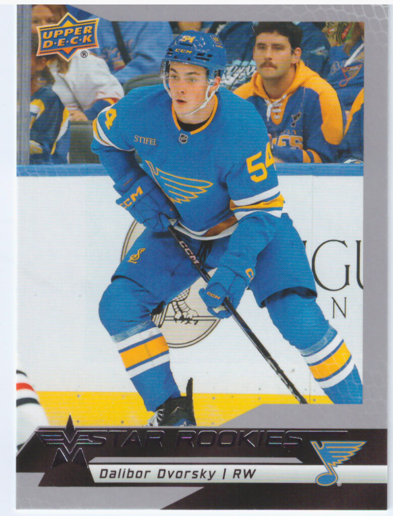 2025/26 Star Rookies – Dalibor Dvorský St. Louis Blues 4
