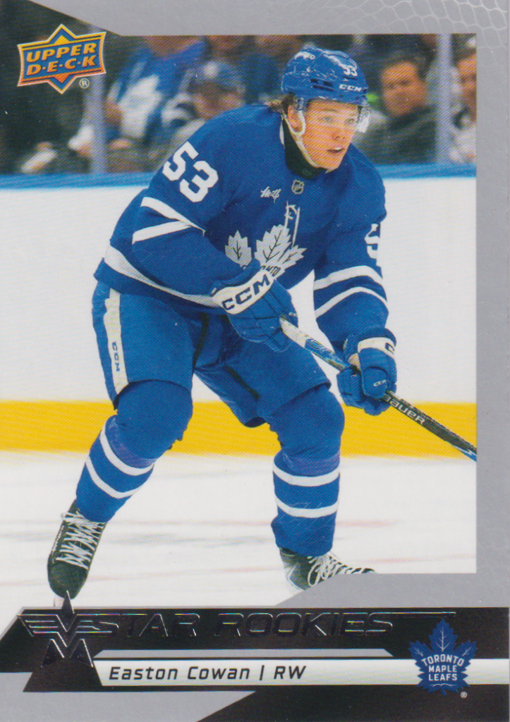 2025/26 Star Rookies – Easton Cowan Toronto Maple Leafs 11