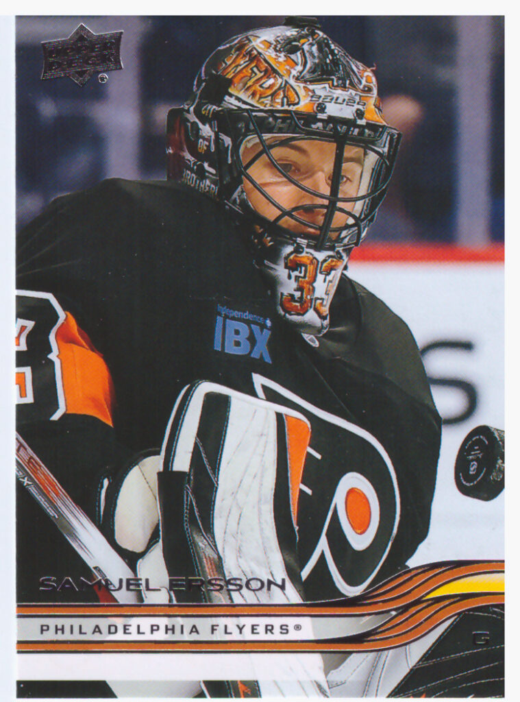 2025/26 Upper Deck Series 2 – Samuel Ersson Philadelphia Flyers 380