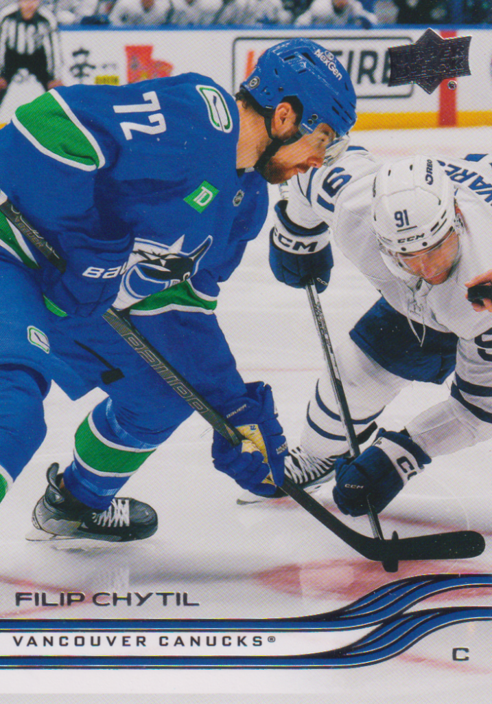 2025/26 Upper Deck Series 2 – Filip Chytil Vancouver Canucks 426
