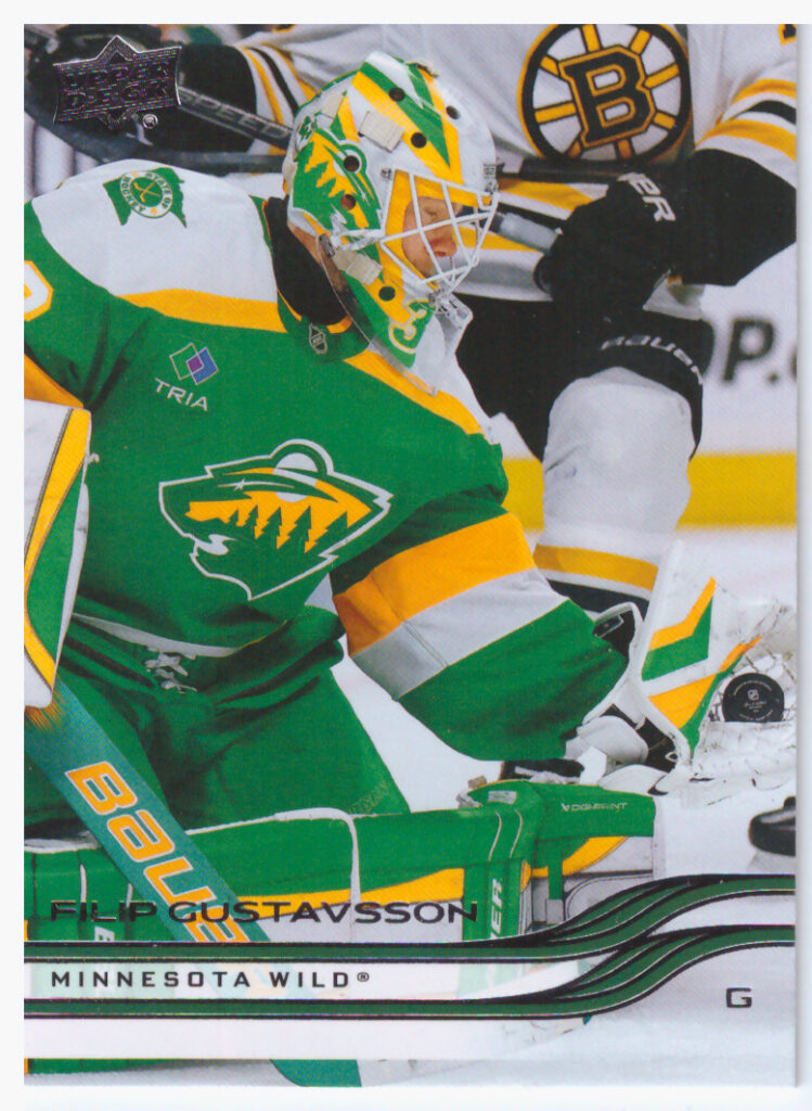 2025/26 Upper Deck Series 2 – Filip Gustavsson Minnesota Wild 336