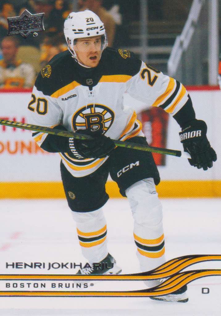 2025/26 Upper Deck Series 2 – Henri Jokiharju Boston Bruins 262