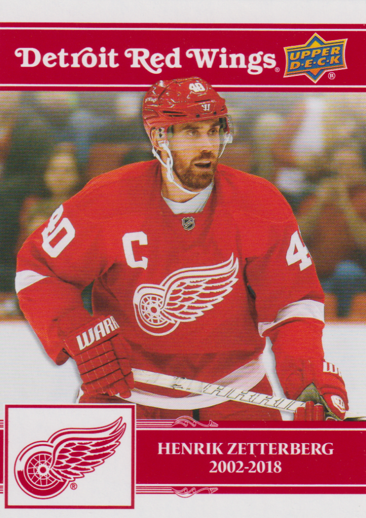 2025/26 Detroit Red Wings Centennial (hobby) – Henrik Zetterberg Detroit Red Wings 42
