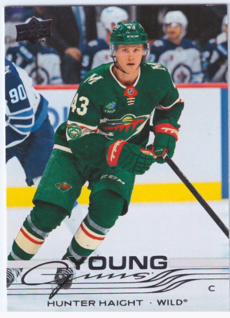 2025/26 Upper Deck Series 2 – Hunter Haight Minnesota Wild 475