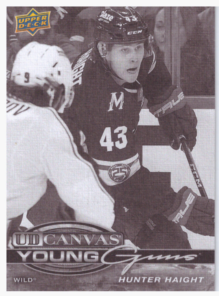 2025/26 Upper Deck Series 2 – Hunter Haight Minnesota Wild C-232