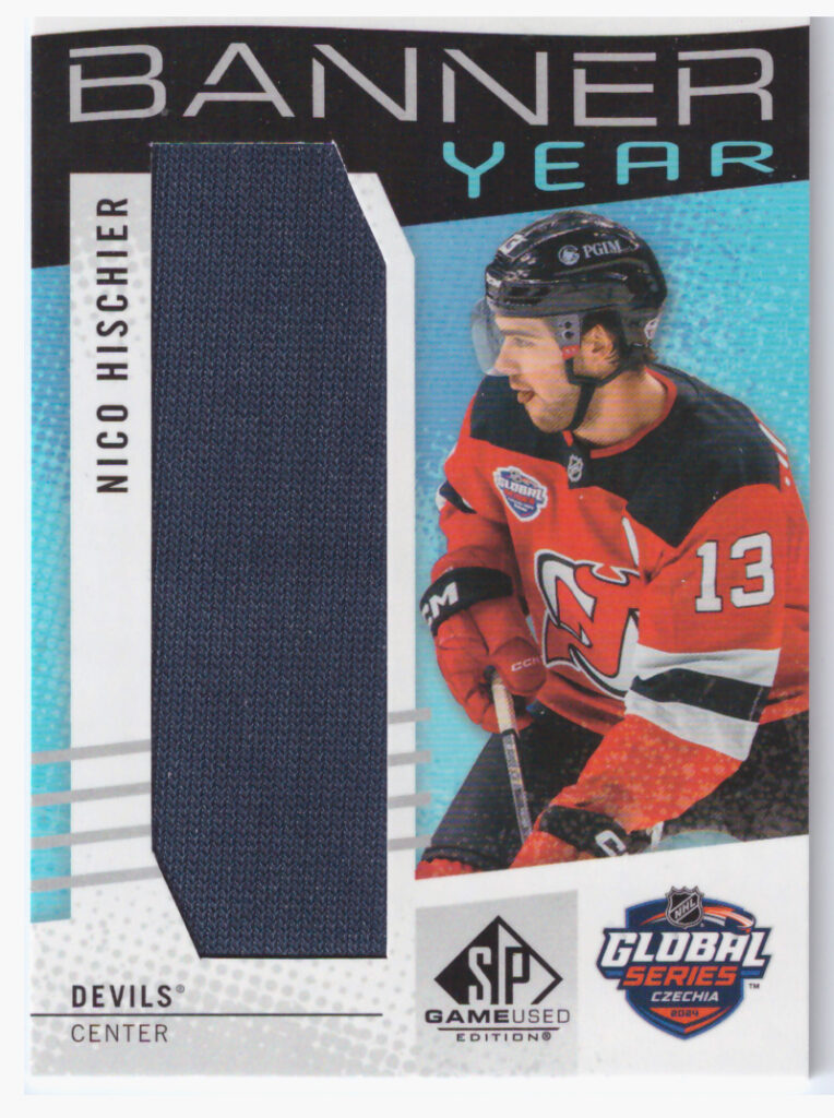 2025/26 SP Game Used – Nico Hischier New Jersey Devils BYGSC-NH