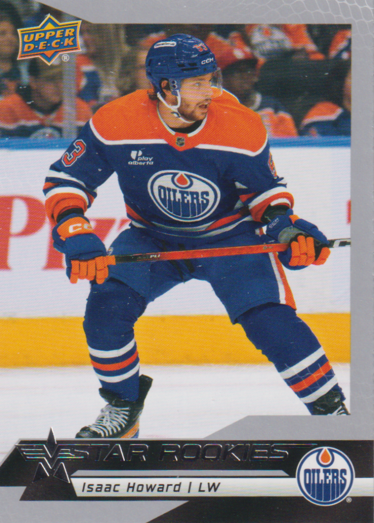 2025/26 Star Rookies – Isaac Howard Edmonton Oilers 24