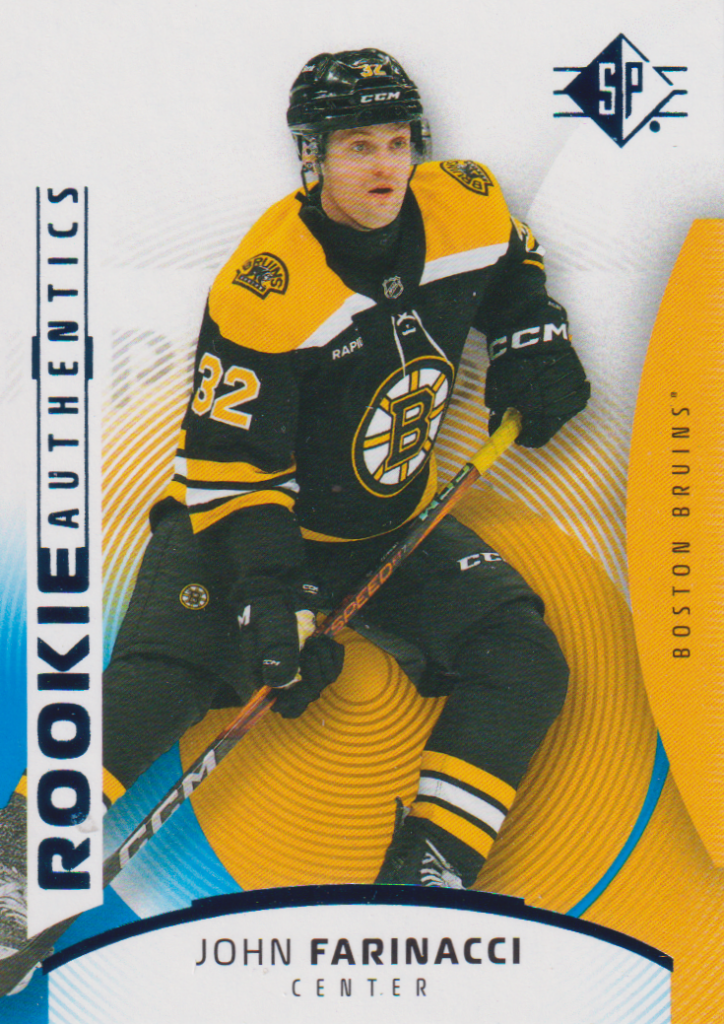 2025/26 UD SP – John Farinacci Boston Bruins 126