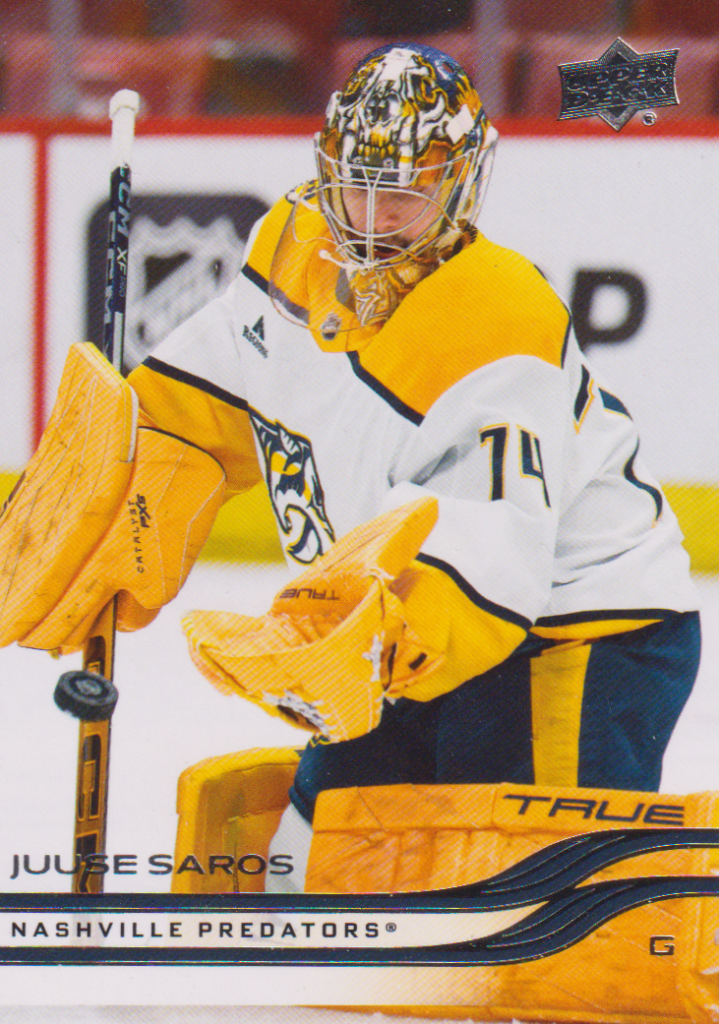 2025/26 Upper Deck Series 2 – Juuse Saros Nashville Predators 347