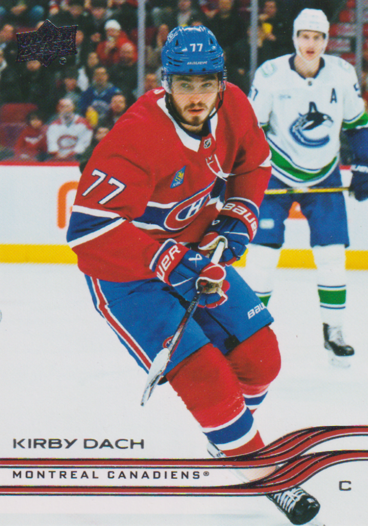 2025/26 Upper Deck Series 2 – Kirby Dach Montreal Canadiens 341