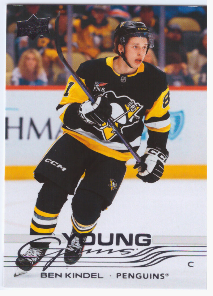 2025/26 Upper Deck Series 2 – Ben Kindel Pittsburgh Penguins 453