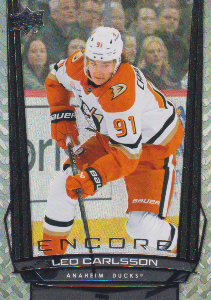 2025/26 Upper Deck Series 2 – Leo Carlsson Anaheim Ducks E-173