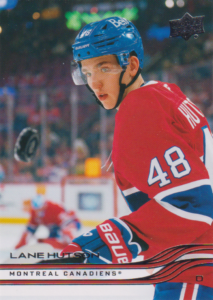 2025/26 Upper Deck Series 2 – Lane Hutson Montreal Canadiens 340