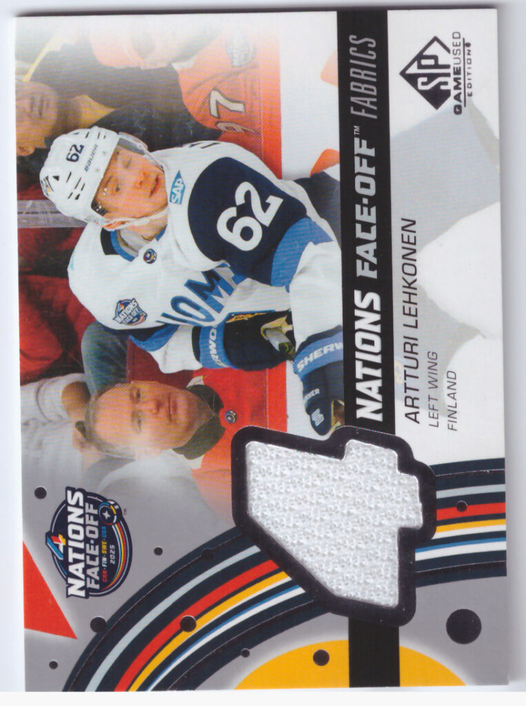 2025/26 SP Game Used – Artturi Lehkonen Finland 4N-AL