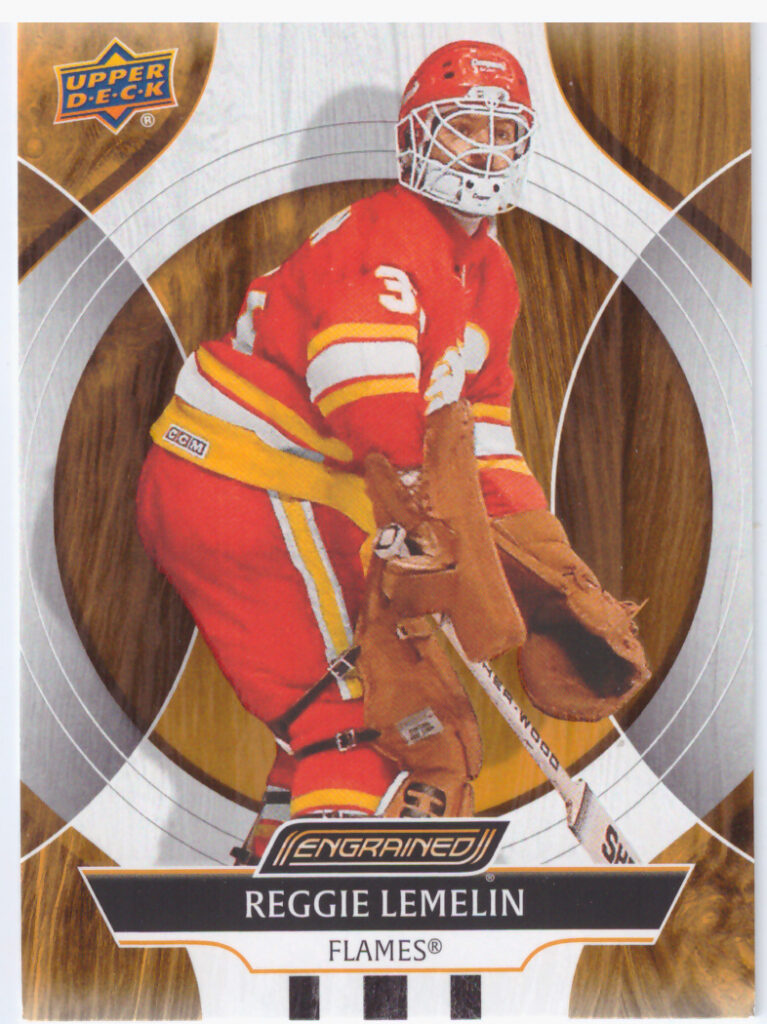 2024/25 Engrained Icons – Reggie Lemelin Calgary Flames 30