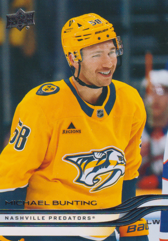 2025/26 Upper Deck Series 2 – Michael Bunting Nashville Predators 348