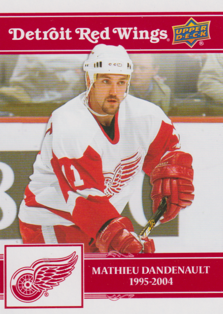 2025/26 Detroit Red Wings Centennial (hobby) – Mathieu Dandenault Detroit Red Wings 40