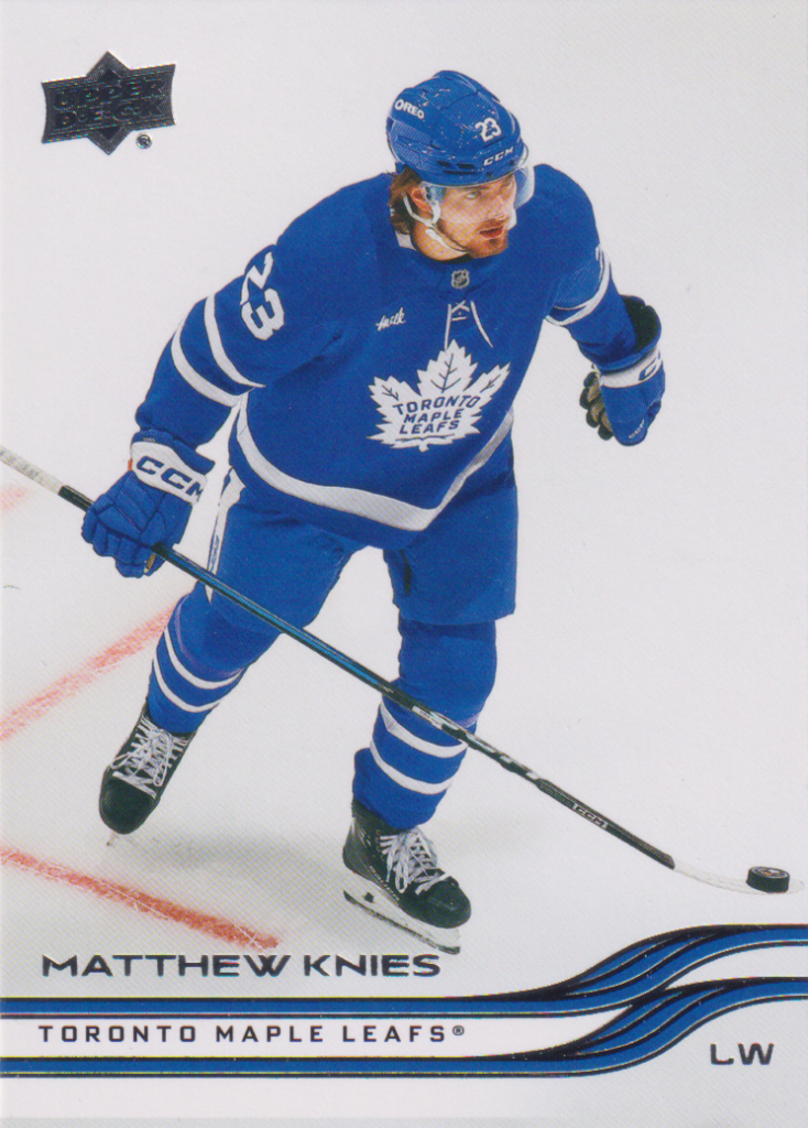 2025/26 Upper Deck Series 2 – Matthew Knies Toronto Maple Leafs 418