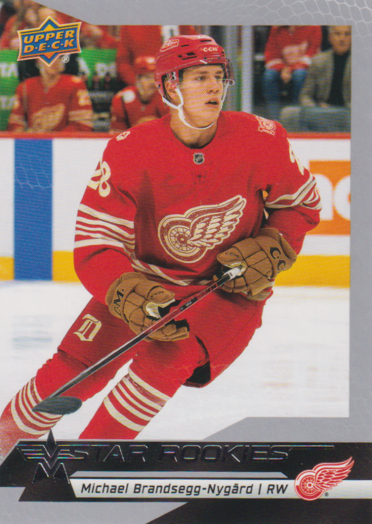 2025/26 Star Rookies – Michael Brandsegg-Nygard Detroit Red Wings 22