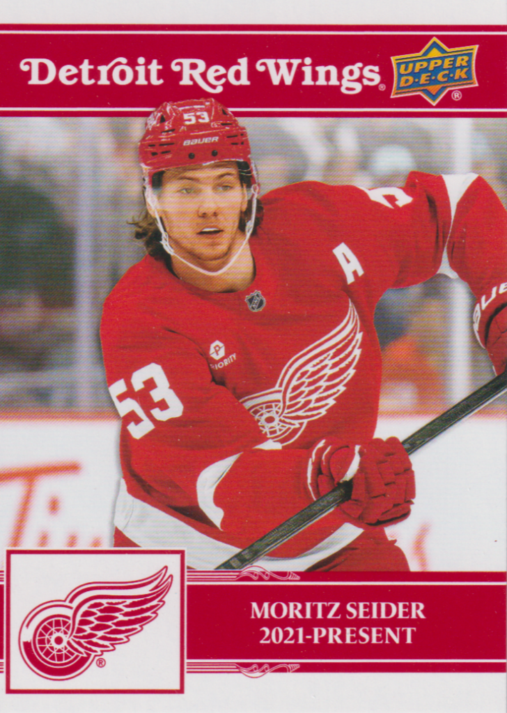 2025/26 Detroit Red Wings Centennial (hobby) – Moritz Seider Detroit Red Wings 31