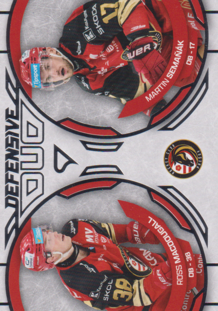 2025/26 Tipsport Liga – Ross Macoougall Martin Semaňák HC Prešov DD-18
