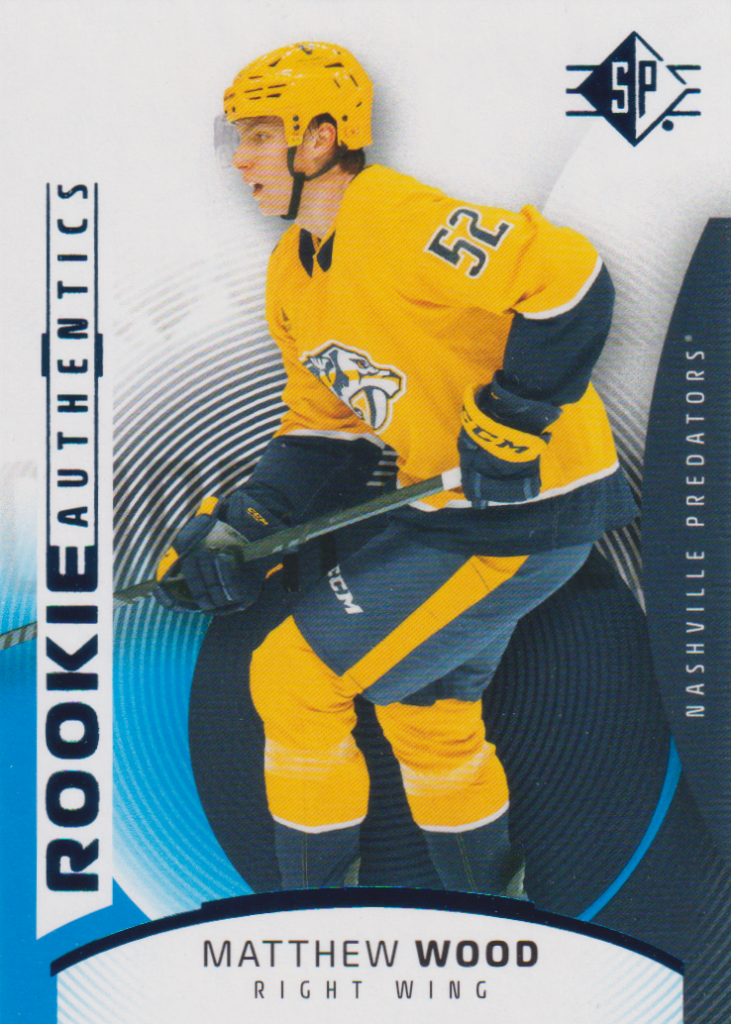 2025/26 UD SP – Matthew Wood Nashville Predators 124