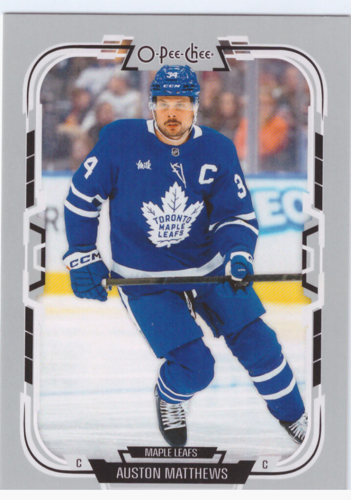 2025/26 O-Pee-Chee – Auston Matthews Toronto Maple Leafs 15