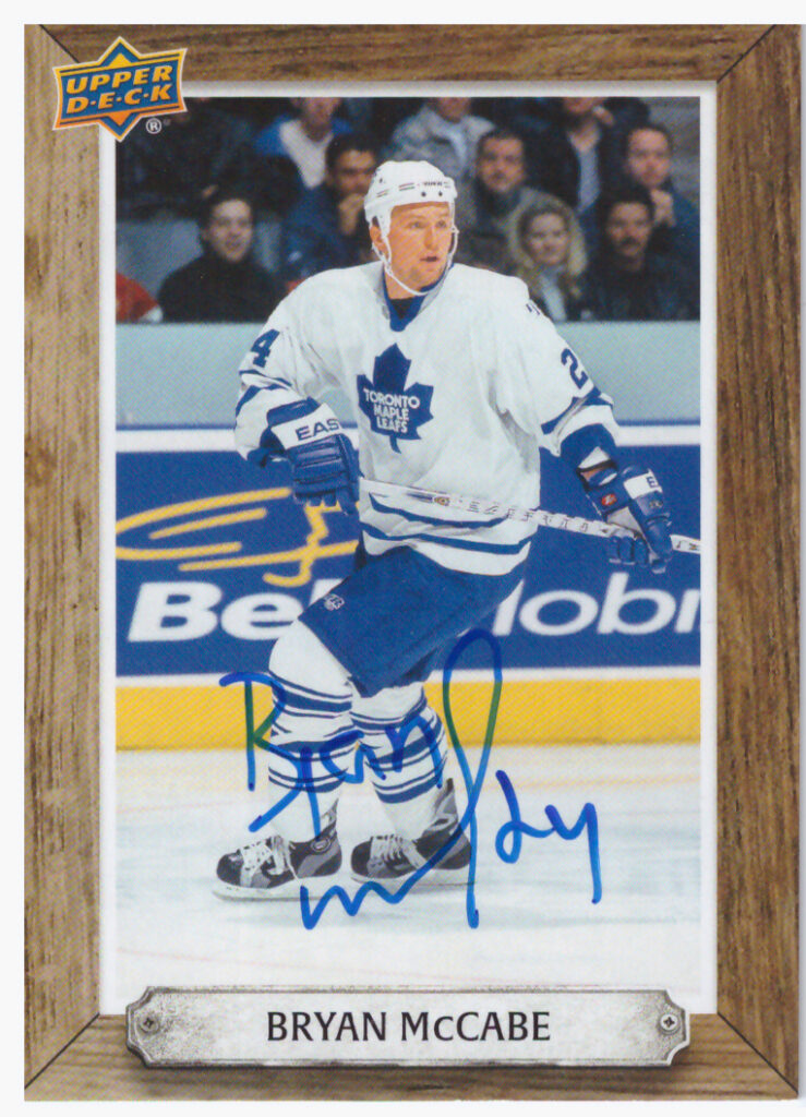 2024/25 Engrained Icons – Bryan McCabe Toronto Maple Leafs BH-BM