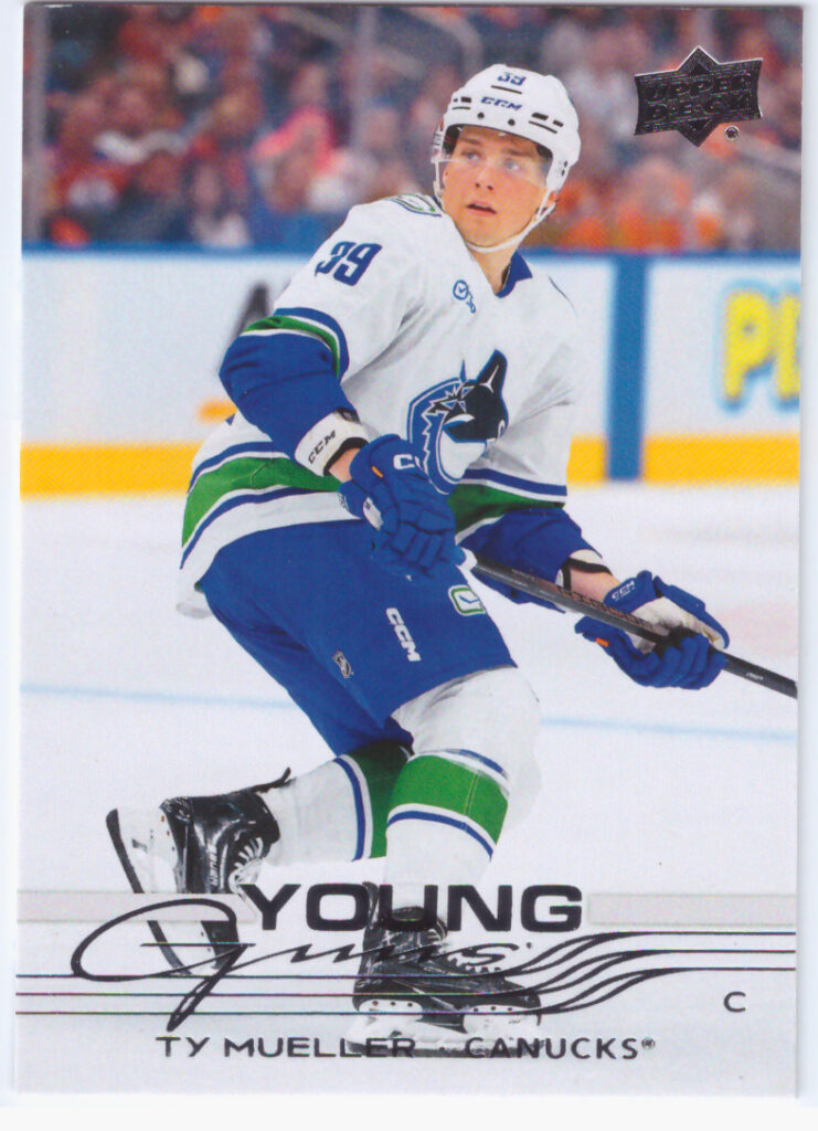 2025/26 Upper Deck Series 2 – Ty Mueller Vancouver Canucks 476