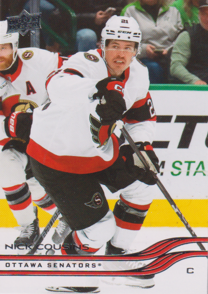 2025/26 Upper Deck Series 2 – Nick Cousins Ottawa Senators 375