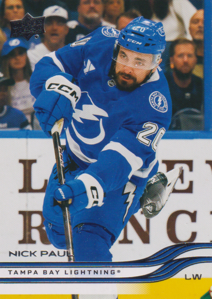 2025/26 Upper Deck Series 2 – Nick Paul Tampa Bay Lightning 410