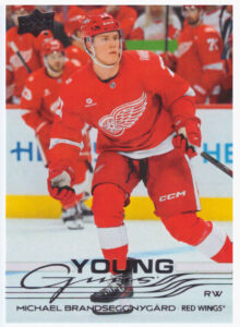 2025/26 Upper Deck Series 2 – Michael Brandsegg-Nygard Detroit Red Wings 492