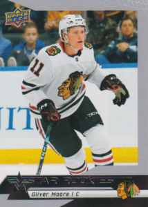 2025/26 Star Rookies – Oliver Moore Chicago Blackhawks 19