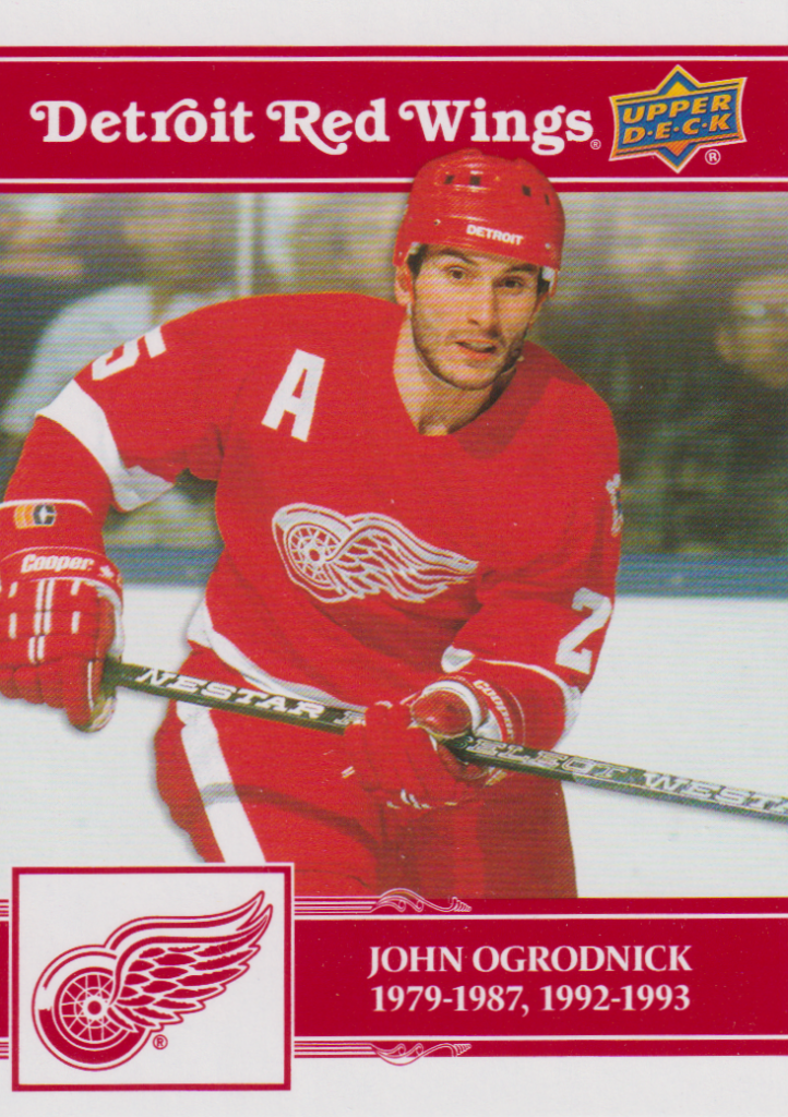 2025/26 Detroit Red Wings Centennial (hobby) – John Ogrodnick Detroit Red Wings 6