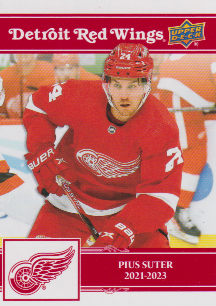 2025/26 Detroit Red Wings Centennial (hobby) – Pius Suter Detroit Red Wings 14