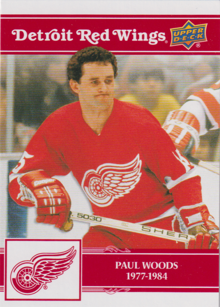 2025/26 Detroit Red Wings Centennial (hobby) – Paul Woods Detroit Red Wings 35
